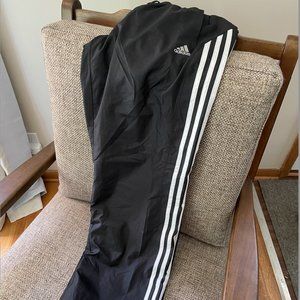 Adidas drawstring, zipper-bottom athletic pants: Women's Size M